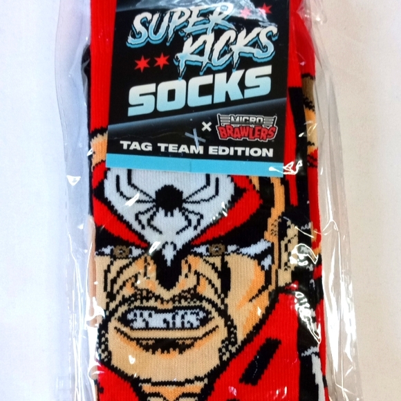 Road Warriors Super Kicks Socks. January 2024 One Size PWC Exclusive - Picture 1 of 2